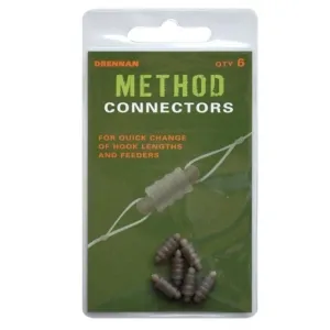 Method Connector Drennan 6 szt. – szybki łącznik do method feedera