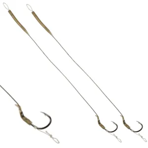 Przypon karpiowy Mikado Universal Rig 23 cm 25 lbs – Hak 6, wytrzymała plecionka