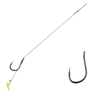 Przypony Mikado Method Feeder 10 z Pushstop – haki BKK Chinu, plecionka Nihonto Fine Braid 0,12 mm