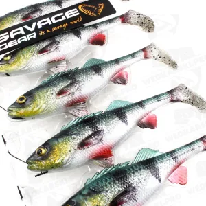 Guma Savage Gear 4D Perch Shad 12.5 cm 20 g Green Silver – realistyczna guma na szczupaka i sandacza