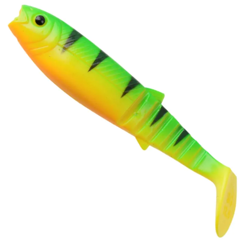 Savage Gear Cannibal Shad 6.8 cm 3 g Firetiger – guma na okonia i szczupaka