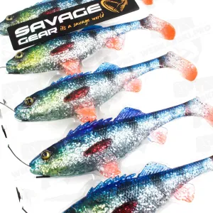 Guma Savage Gear 4D Perch Shad 12.5 cm 20 g Blue Silver – skuteczna guma na szczupaka i sandacza