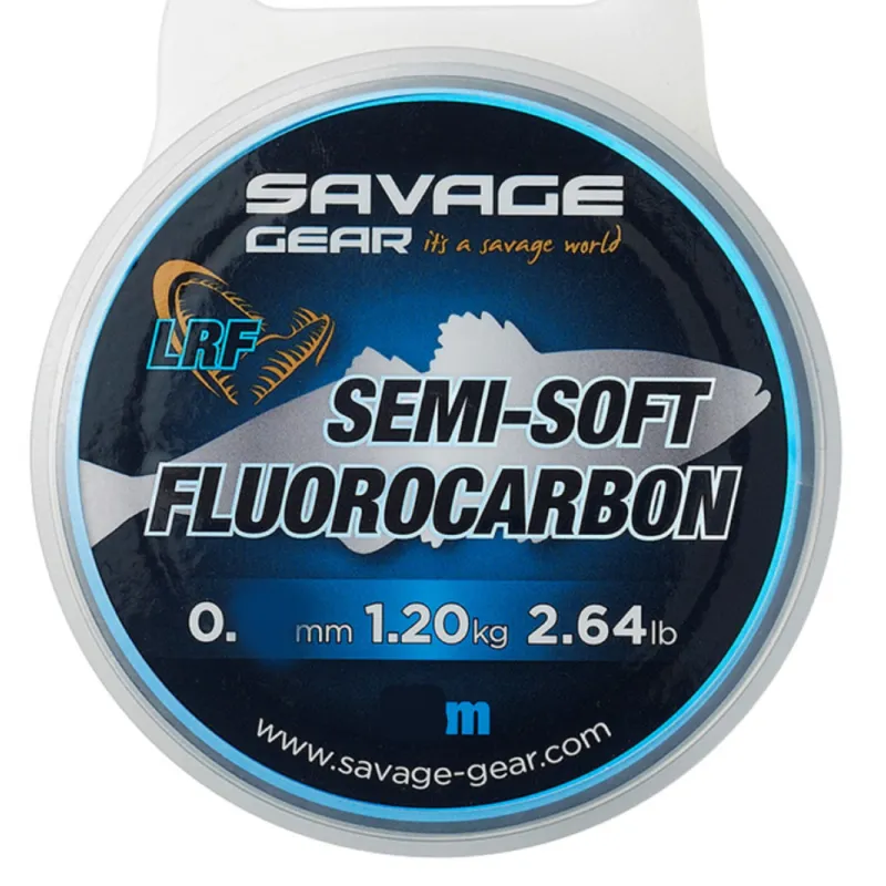 Savage Gear Semi-Soft Fluorocarbon LRF 0,19mm – wytrzymały i niewidoczny przypon