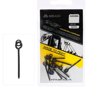 Mikado Wkręt do kulek proteinowych z kółkiem 25 mm – zestaw 10 szt.