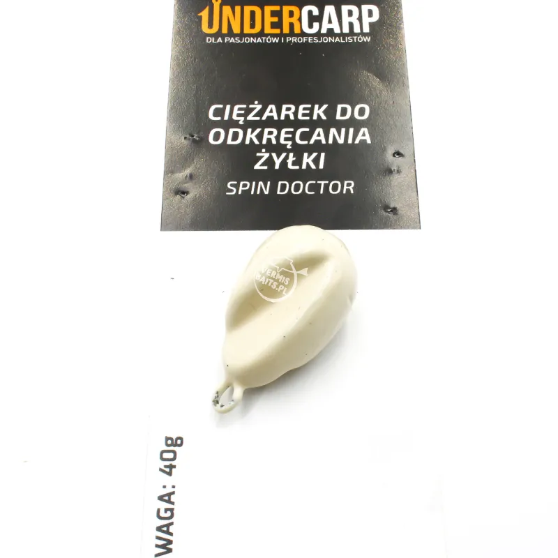 Ciężarek do odkręcania żyłki Spin Doctor 40 g UNDERCARP – kremowy
