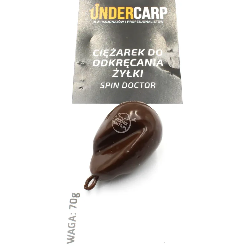 Ciężarek do odkręcania żyłki Spin Doctor 70 g UNDERCARP – brązowy