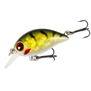 Wobler Mikado Shimmy 34mm 3g Green Perch – skuteczny na klenie, jazie i okonie