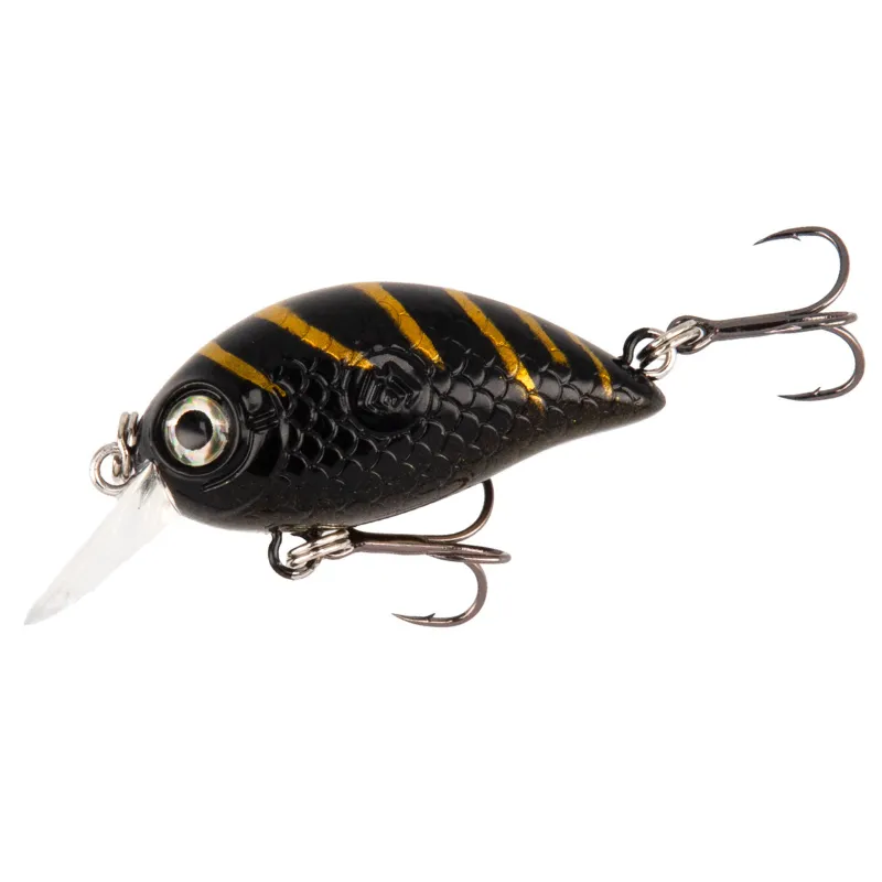 Wobler Mikado Shimmy 34mm 3g Black Tiger – skuteczny wobler na klenie, jazie i okonie