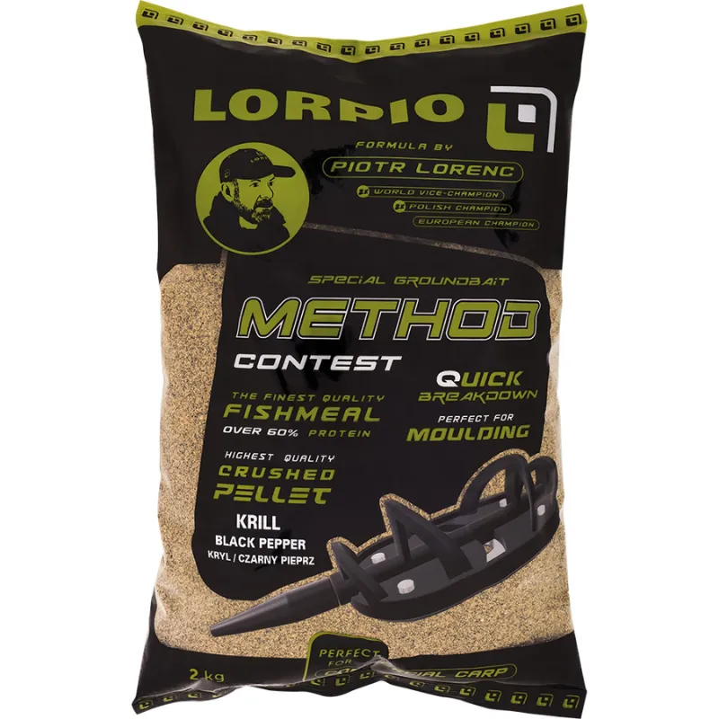Lorpio Method Contest Krill & Black Pepper – skuteczna zanęta feederowa