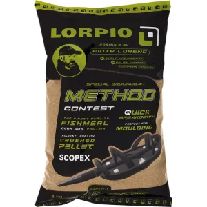 Lorpio Method Contest Scopex 2kg – skuteczna zanęta feederowa o słodkim aromacie