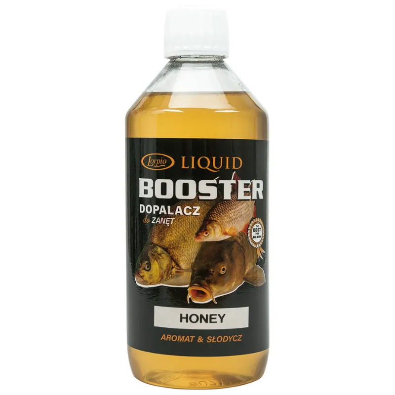 Lorpio Liquid Booster Honey 500ml – miodowy dopalacz do zanęt