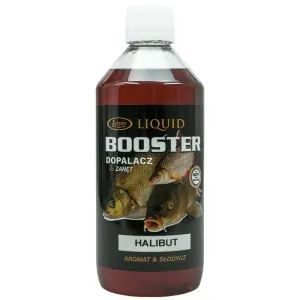 Lorpio Liquid Booster Halibut 500ml – rybny atraktor do zanęt i pelletu