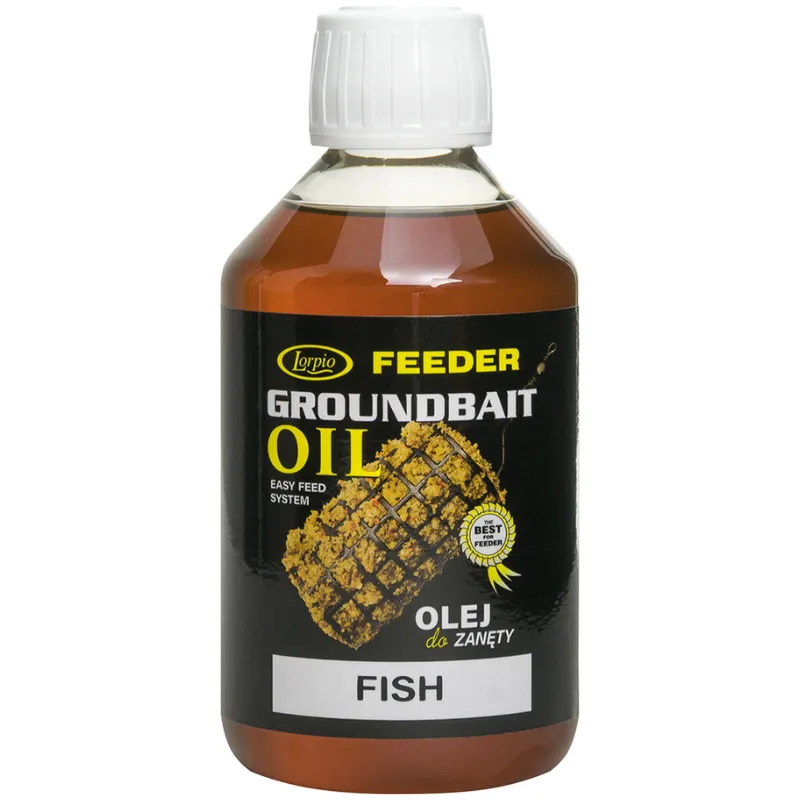 Lorpio Feeder Groundbait Oil Fish 250ml – olej rybny do zanęt feederowych