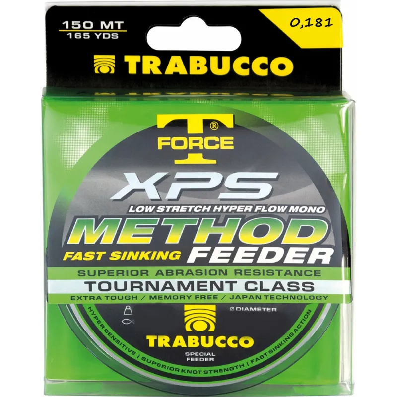 Trabucco T-Force XPS Method Feeder 0,181mm 150m – żyłka szybko tonąca do feedera