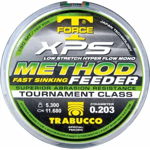 Trabucco T-Force XPS Method Feeder 0,255mm 150m – mocna, tonąca żyłka feederowa