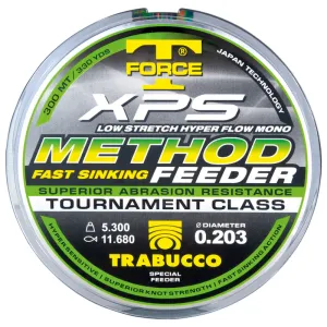 Trabucco T-Force XPS Method Feeder 0,255 mm 300 m – szybko tonąca żyłka do feedera