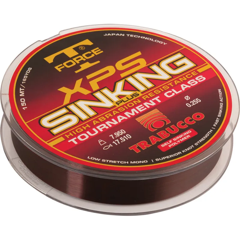 Trabucco T-Force XPS Sinking Plus 0,18mm 150m – tonąca żyłka feeder i match
