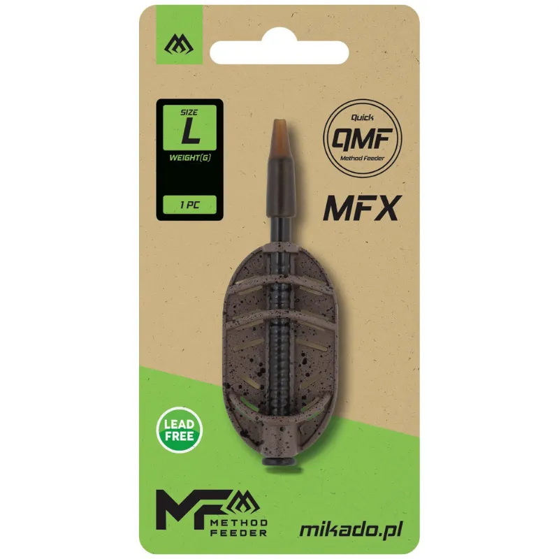 Mikado MFX Q.M.F Method Feeder 15 g L – ultralekki podajnik z cynku