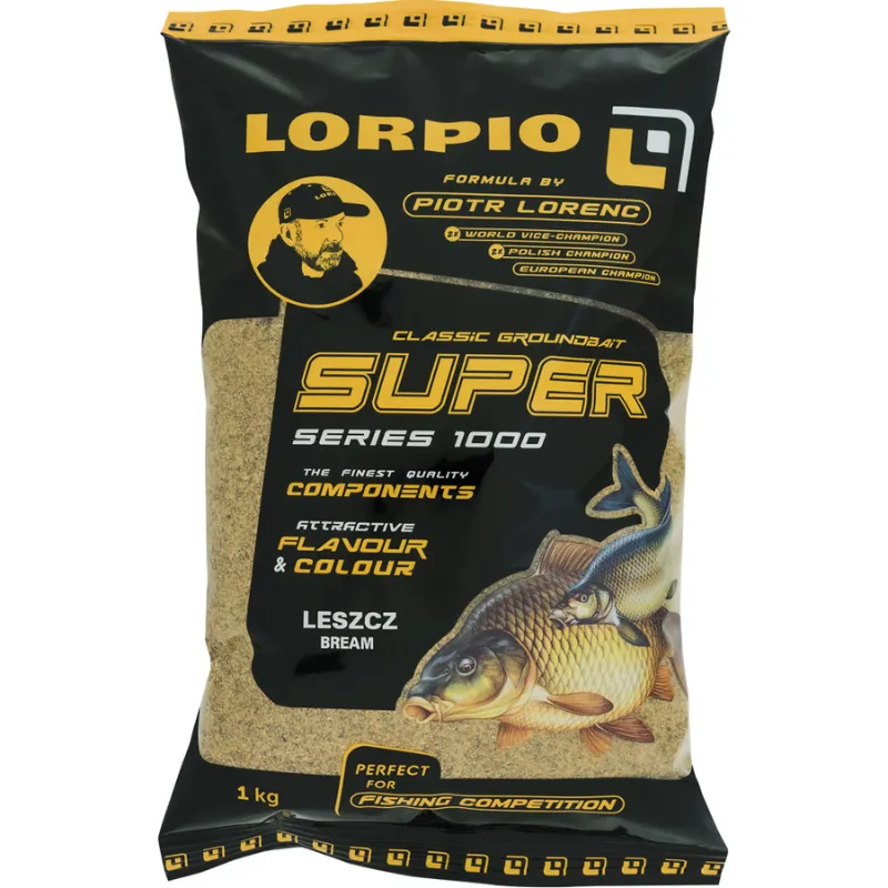 Zanęta Lorpio Super Leszcz 1kg – skuteczna mieszanka na leszcze