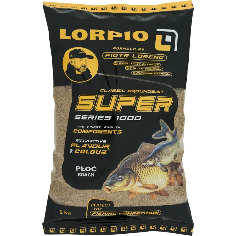 Zanęta Lorpio Super Płoć 1kg – skuteczna mieszanka na płocie
