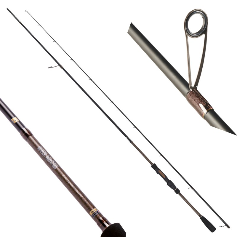 Wędka Robinson River Master Light Spin 2,90m 3–15g – paraboliczna wędka spinningowa na klenie i okonie