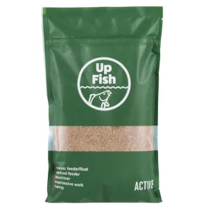 Up Fish Method Groundbait Active – zanęta z prażonymi konopiami do feedera i spławika