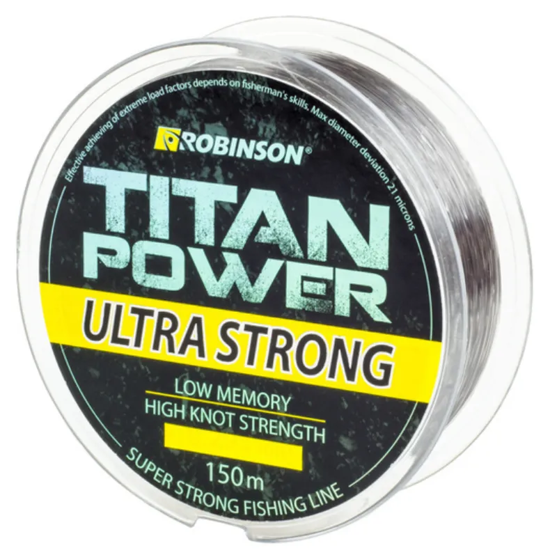 Żyłka Robinson Titan Power 0,195 150 m – mocna i uniwersalna Ultra Strong