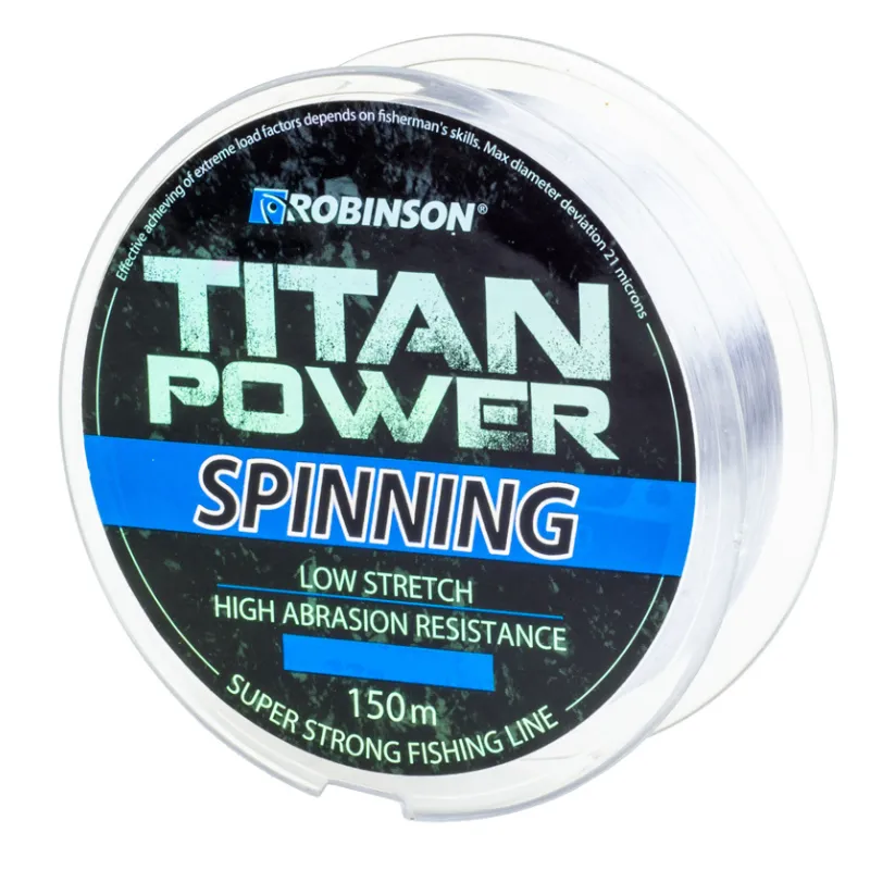 Żyłka Robinson Titan Power Spinning 0,215 150 m – mocna i czuła do spinningu