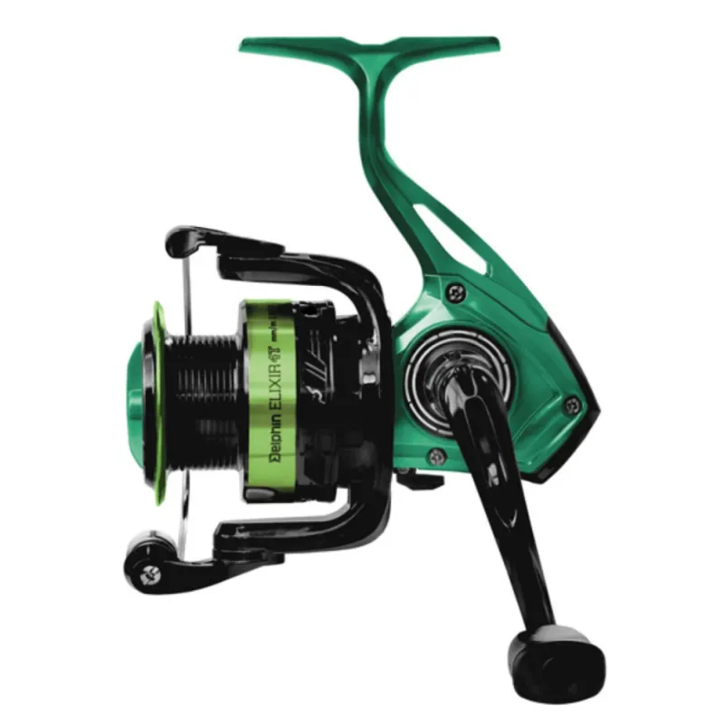 Kołowrotek Delphin ELIXIR 2T 2000 – lekki kołowrotek spinningowy z przednim hamulcem