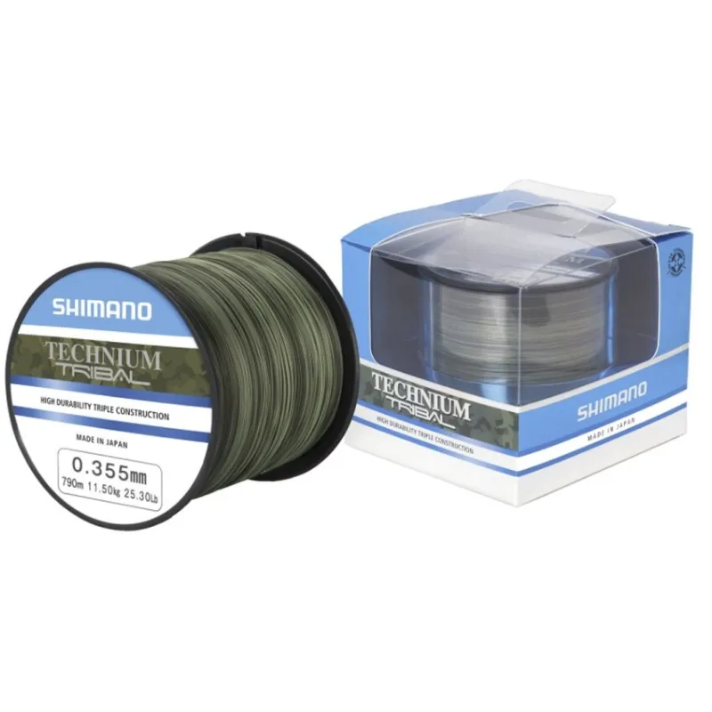 Żyłka Shimano Technium Tribal 0,305mm 1100m 8,50kg Camou – karpiowa i tonąca