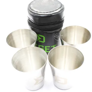 Zestaw kieliszków ze stali nierdzewnej Delphin – elegancki i trwały