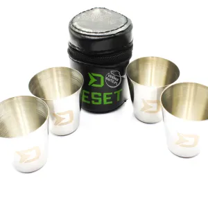 Zestaw kieliszków ze stali nierdzewnej Delphin – elegancki i trwały