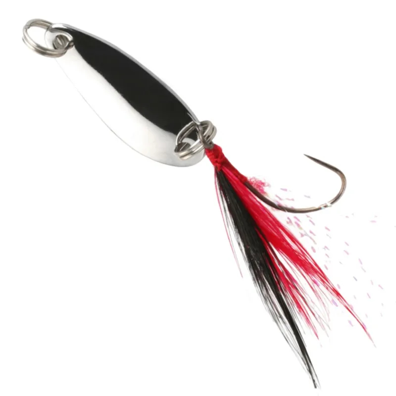 Błystka Mini Trout z Chwostem 2.4cm 1.5g Srebrna – skuteczna błystka Trout Area