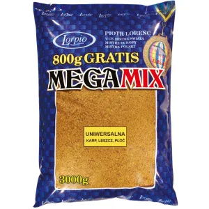 Zanęta Lorpio Mega Mix Uniwersalna 3 kg – skuteczna mieszanka na każdy rodzaj łowiska