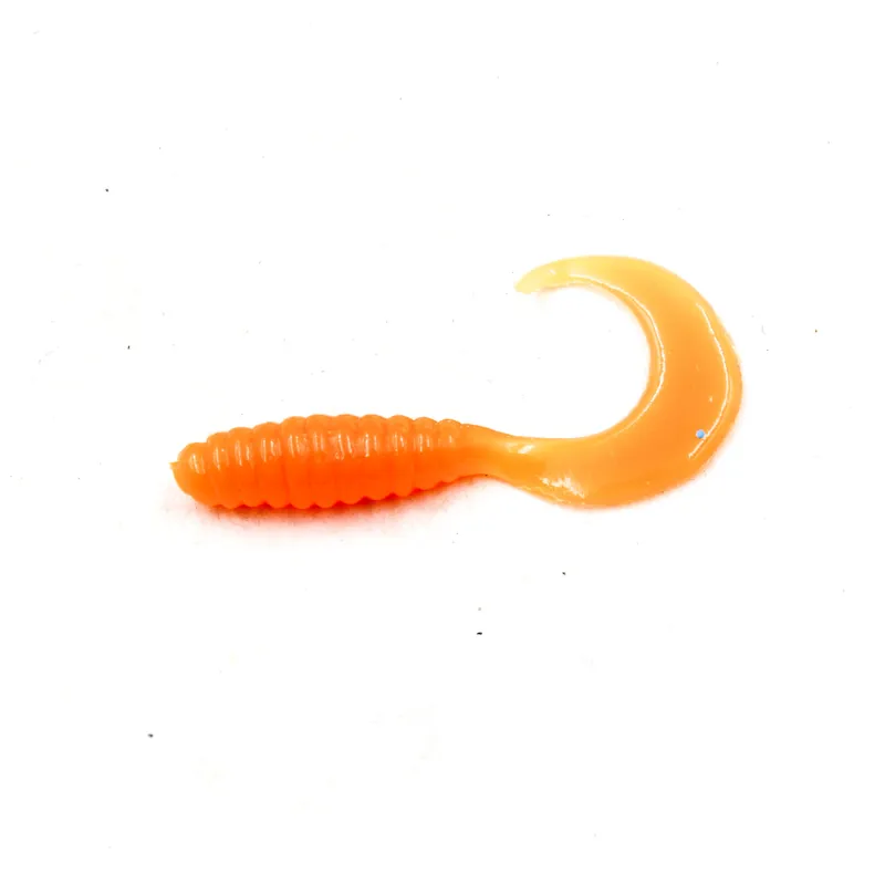 Twister Mann’s OR 3 cm – skuteczna guma pomarańczowa na okonie i pstrągi