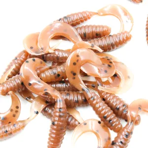 Twister Mann’s PS 3 cm – perłowa guma z brokatem na okonie i pstrągi