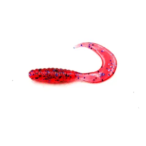 Twister Mann’s PU 3 cm – perłowo-seledynowa guma na okonie i pstrągi