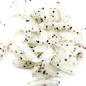 Twister Mann’s SA 3 cm – srebrna guma z brokatem na okonie i pstrągi