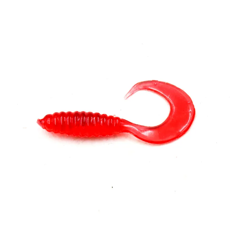 Twister Mann’s ST 3 cm – seledynowa guma z brokatem na okonie i pstrągi