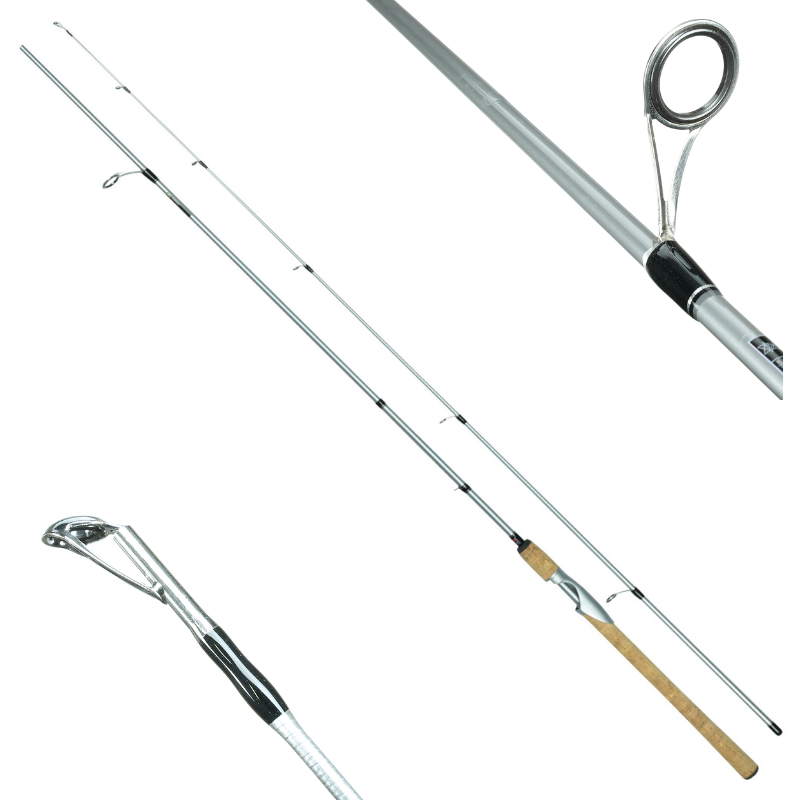 Wędka Robinson Platinum Light Spin 1,98m 5–15g – elegancka wędka spinningowa