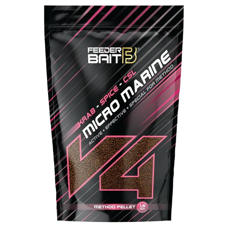 Feeder Bait Method Pellet 1,5 mm V4 Micro Marine 800g – pellet na zimną wodę