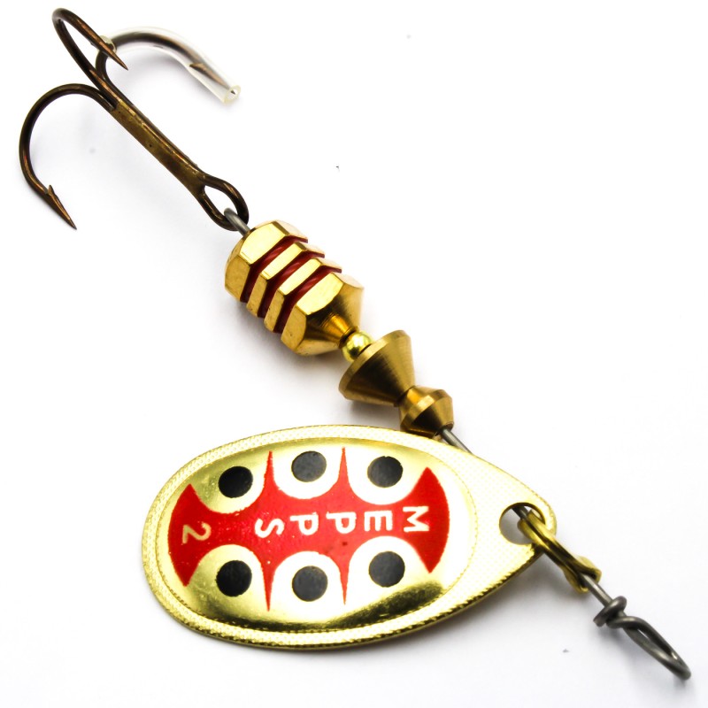 Mepps Aglia TW złota 2 – błystka obrotowa z wymienną kotwiczką