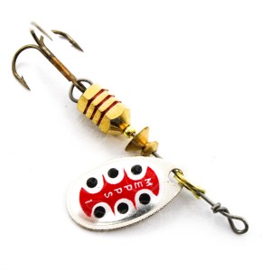 Mepps Aglia TW srebrna 1 – błystka na pstrąga, klenia i okonia