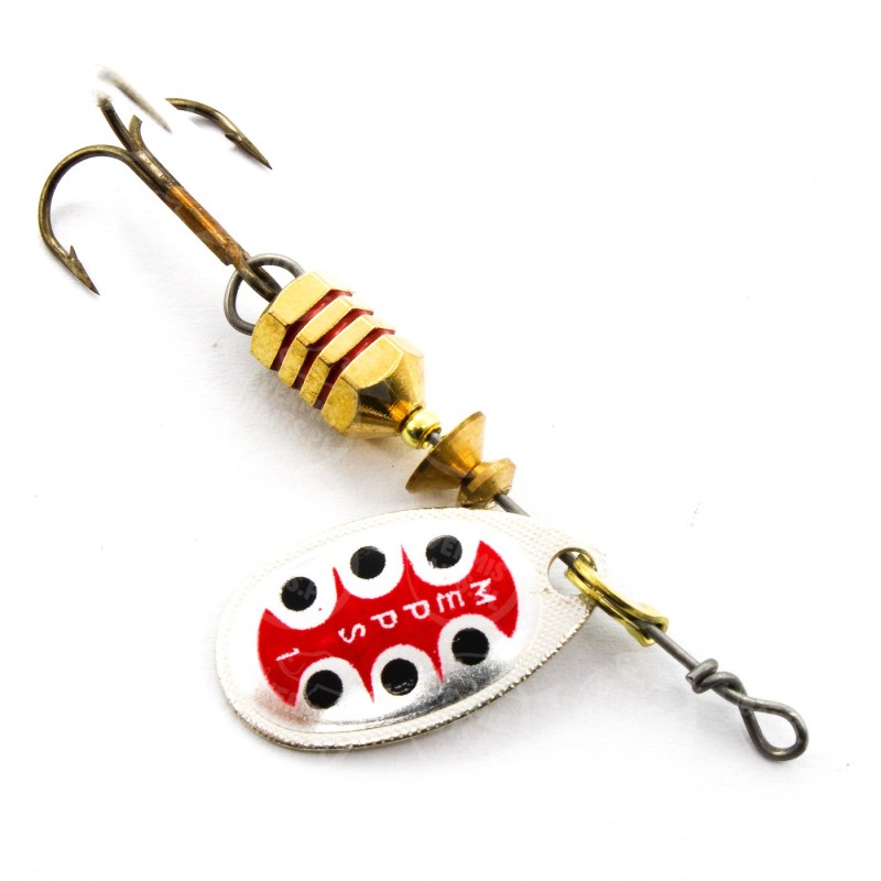 Mepps Aglia TW srebrna 1 – błystka na pstrąga, klenia i okonia