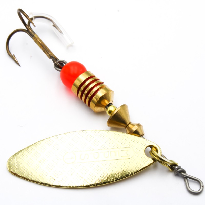 Mepps Aglia Long złota 1 – błystka na okonia, pstrąga i klenia