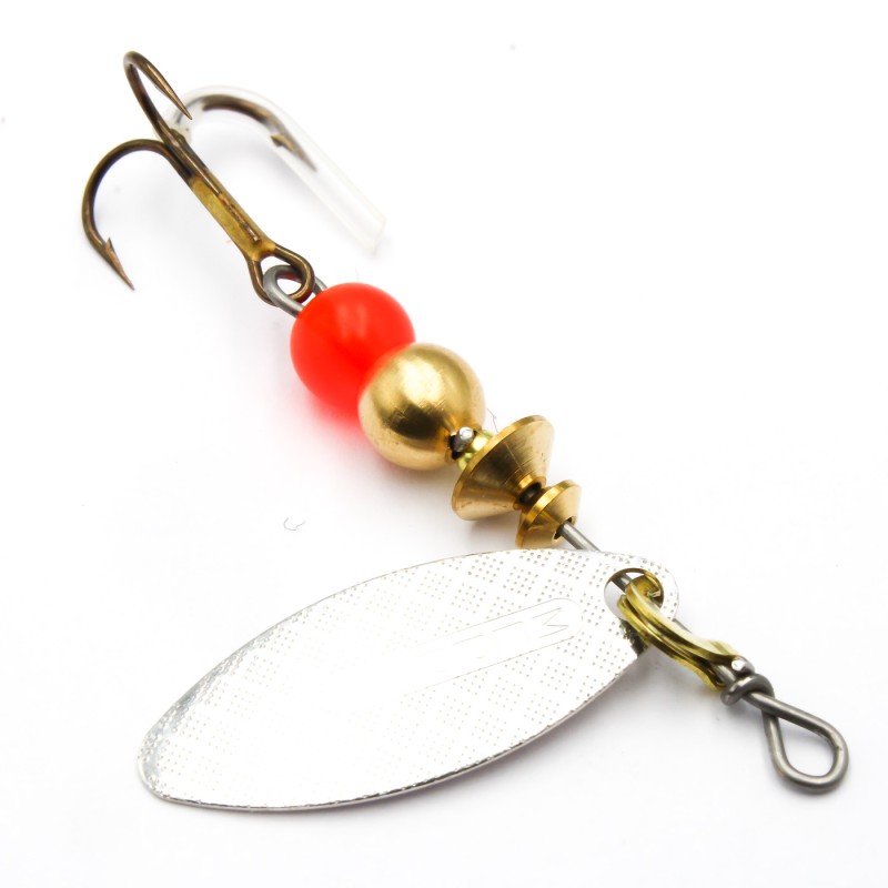 Mepps Aglia Long srebrna 0 – błystka ultralekka na pstrągi i klenie