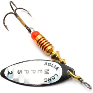 Mepps Aglia Long Rainbo czarna 2 – błystka na okonie, pstrągi i klenie