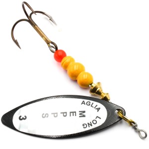 Mepps Aglia Long Rainbo czarna 3 – błystka na okonie, klenie i szczupaki