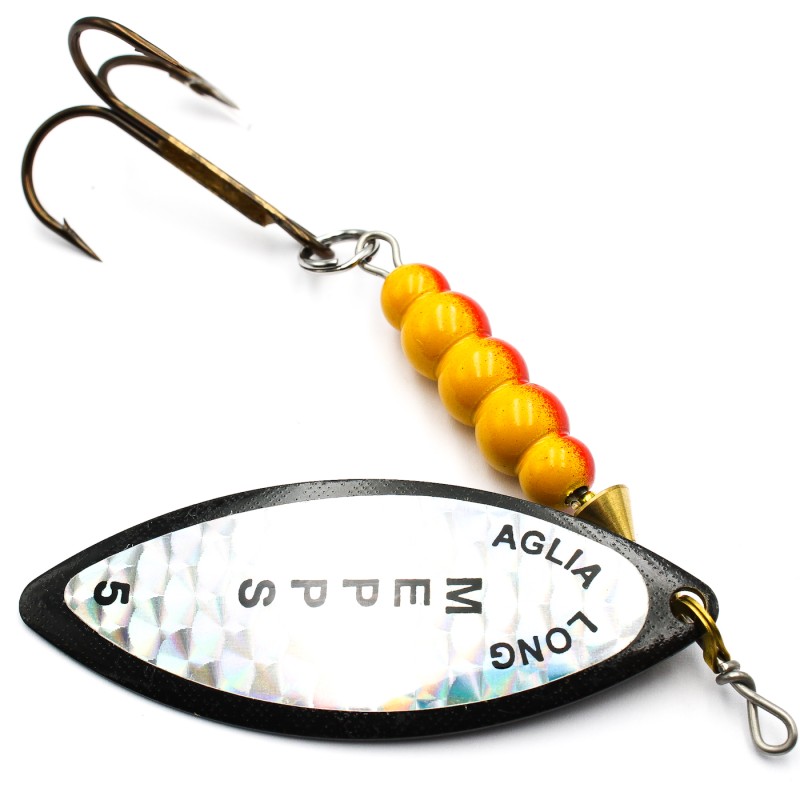 Mepps Aglia Long Rainbo czarna 5 – błystka na szczupaka i sandacza