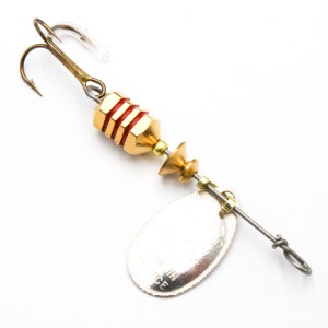 Mepps Aglia TW srebrna 0 – ultralekka błystka na pstrąga i klenia